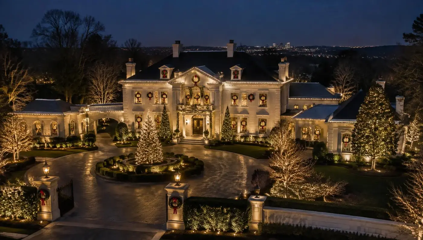 Let’s bring your holiday vision to life. Nashville Christmas lighting